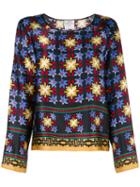 Forte Forte Floral Print Tunic, Women's, Size: I, Silk/cupro