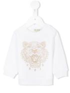 Kenzo Kids - Logo Print Sweatshirt - Kids - Cotton - 3 Mth, White