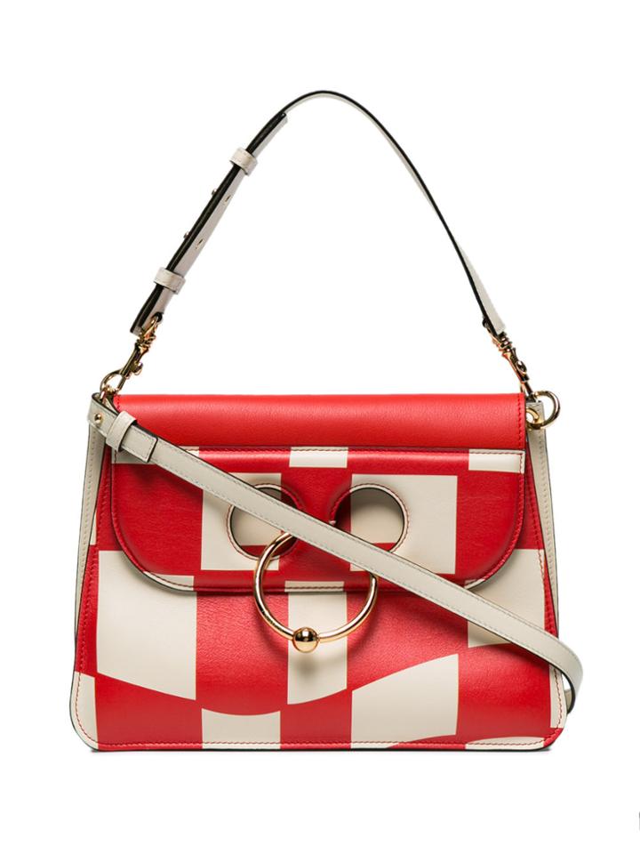 Jw Anderson Medium Checkerboard Pierce Bag - Nude & Neutrals