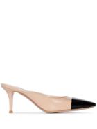 Gianvito Rossi Two-tone 70mm Mules - Neutrals