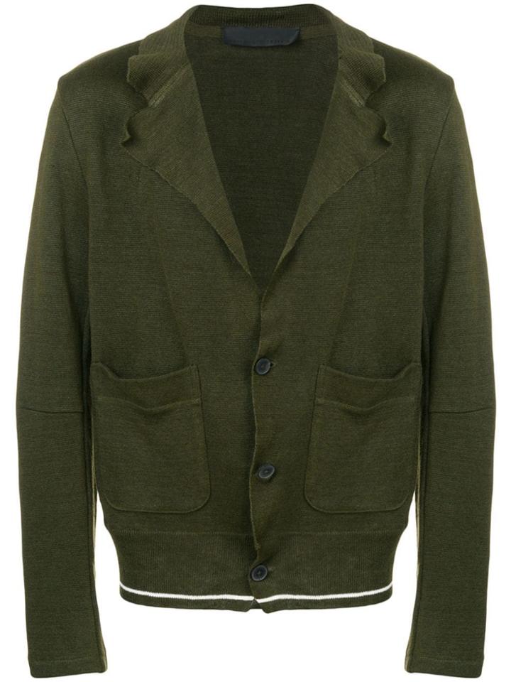 Haider Ackermann Knitted Cardigan Blazer - Green