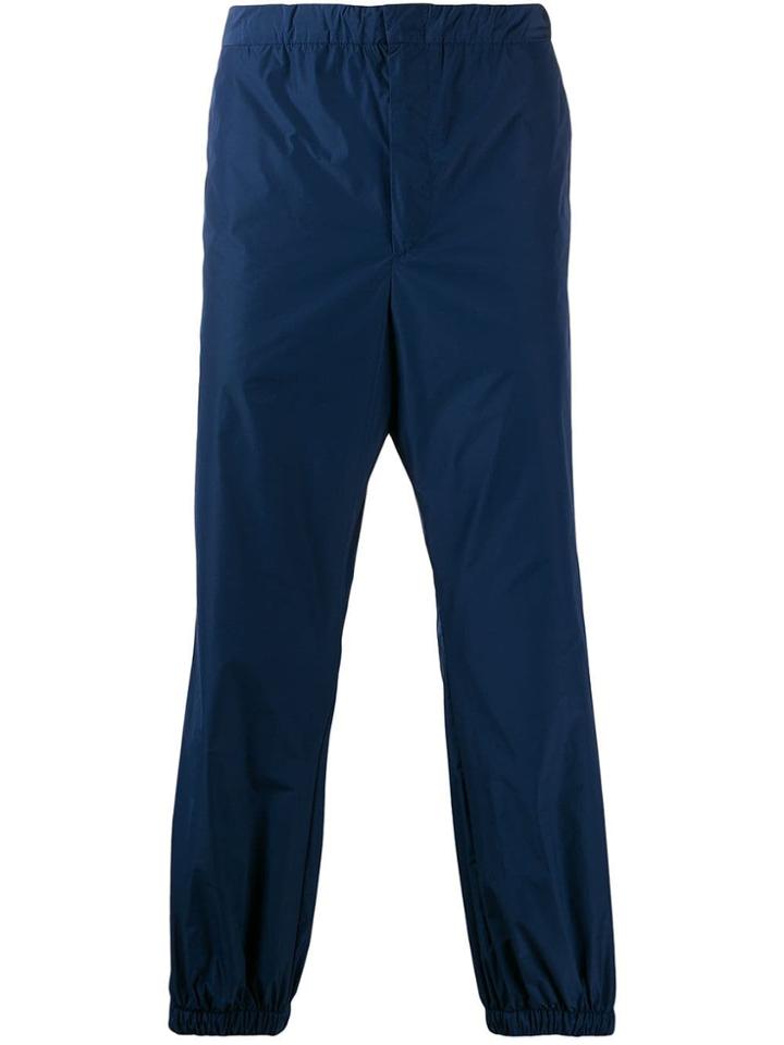 Prada Elasticated Waist Trousers - Blue