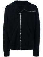 Rick Owens Drkshdw Fold Over Collar Hoodie, Men's, Size: Medium, Black, Cotton