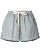Bassike - Beach Shorts - Women - Cotton - 10, Grey, Cotton