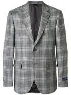 Tombolini Checked Blazer - Grey