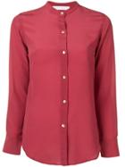 Société Anonyme Mandarin Collar Shirt - Red