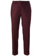 Boglioli Classic Trousers, Women's, Size: 44, Pink/purple, Wool