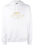 Joyrich Embroidered Logo Hoodie, Adult Unisex, Size: Large, White, Cotton