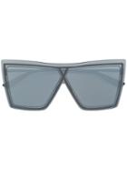 Christian Roth Oversized Square-frame Sunglasses - Black