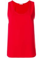 P.a.r.o.s.h. Round Neck Tank Top - Red