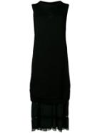 Nº21 Layered Lace Dress - Black