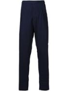 Lemaire Front Pleat Chambray Trousers