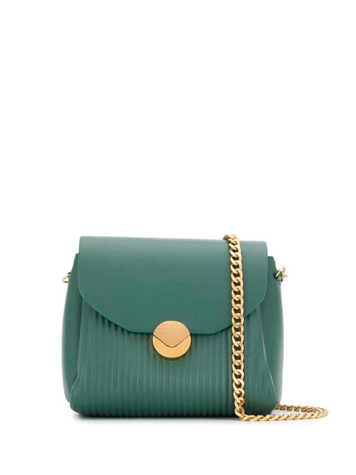 Visone Tatistriato Small Cross Body Bag - Green