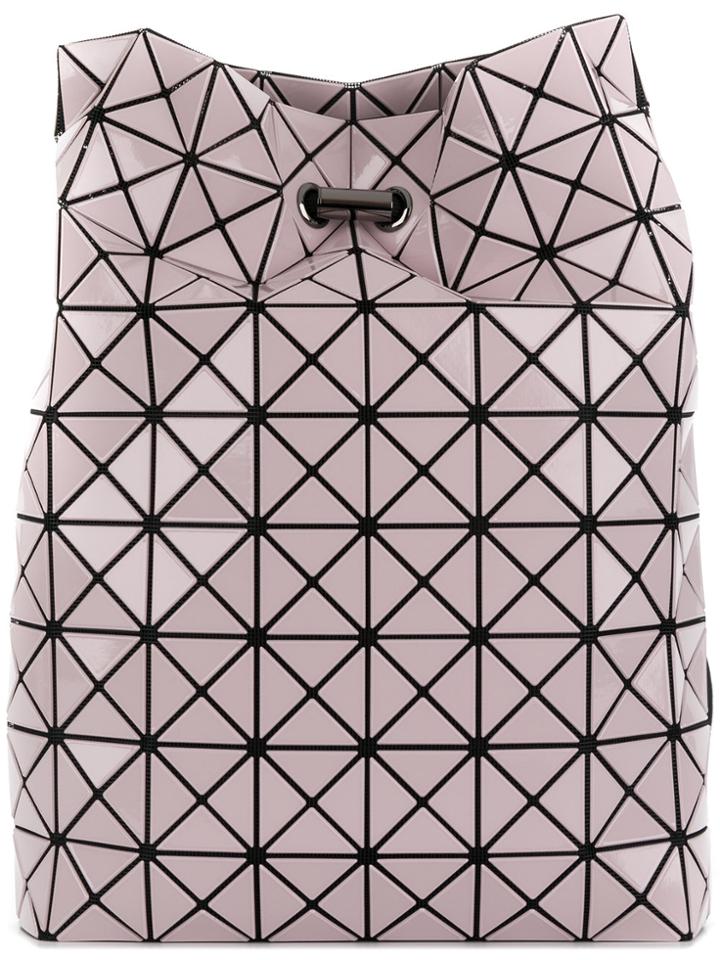 Bao Bao Issey Miyake Geometric Print Backpack - Pink & Purple