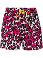 Dsquared2 Leopard Print Swim Shorts - Pink