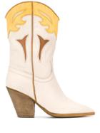 Leqarant Western Style Boots - White