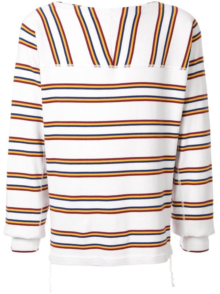 Marni Striped Sweatshirt - White