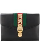 Gucci Sylvie Maxi Clutch - Black