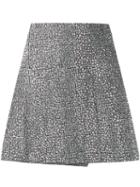 Ermanno Scervino Stud-embellished Mini Skirt - Silver