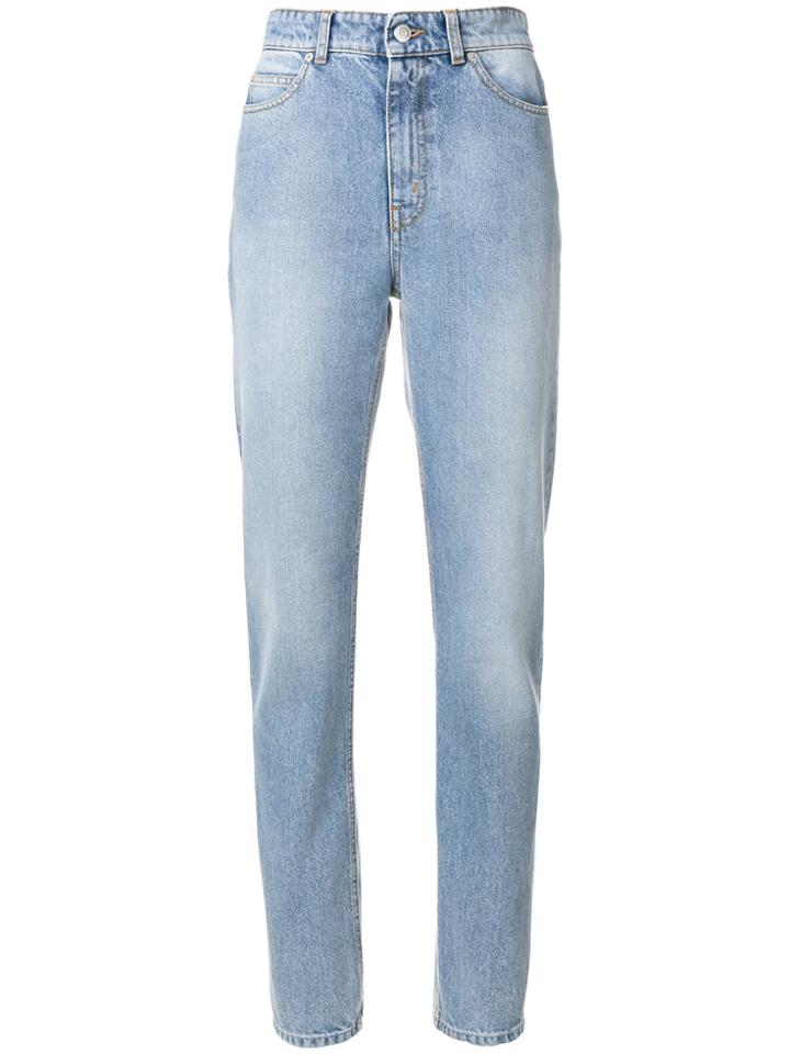 Alexander Mcqueen High-waisted Skinny Jeans - Blue