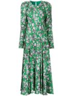 Bianca Spender Bloomsbury Dress, Women's, Size: 6, Green, Silk