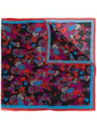 Givenchy Floral Print Scarf - Black