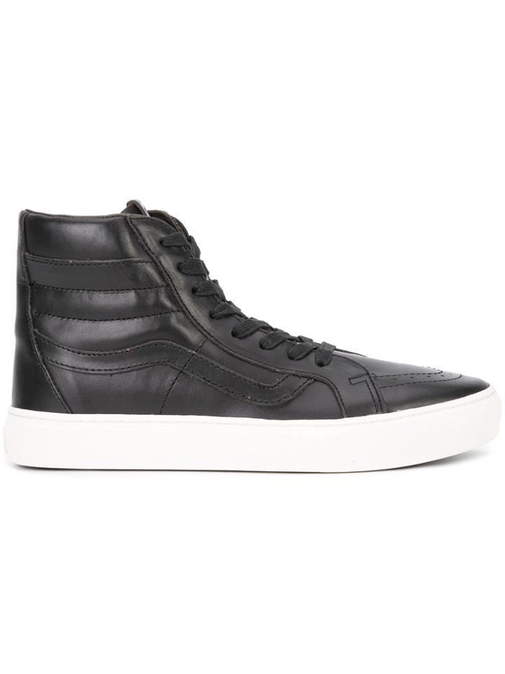 Vans Contrast Lace Up Trainers - Black