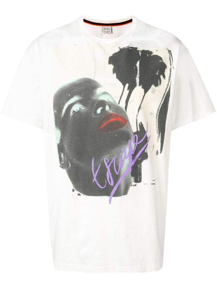 Paul Smith Escape Print T-shirt - White