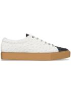 Myswear Rivington Sneakers, Women's, Size: 36, White, Ostrich Leather/rubber