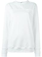 Maison Margiela Chest Pocket Sweatshirt, Women's, Size: Xs, White, Cotton