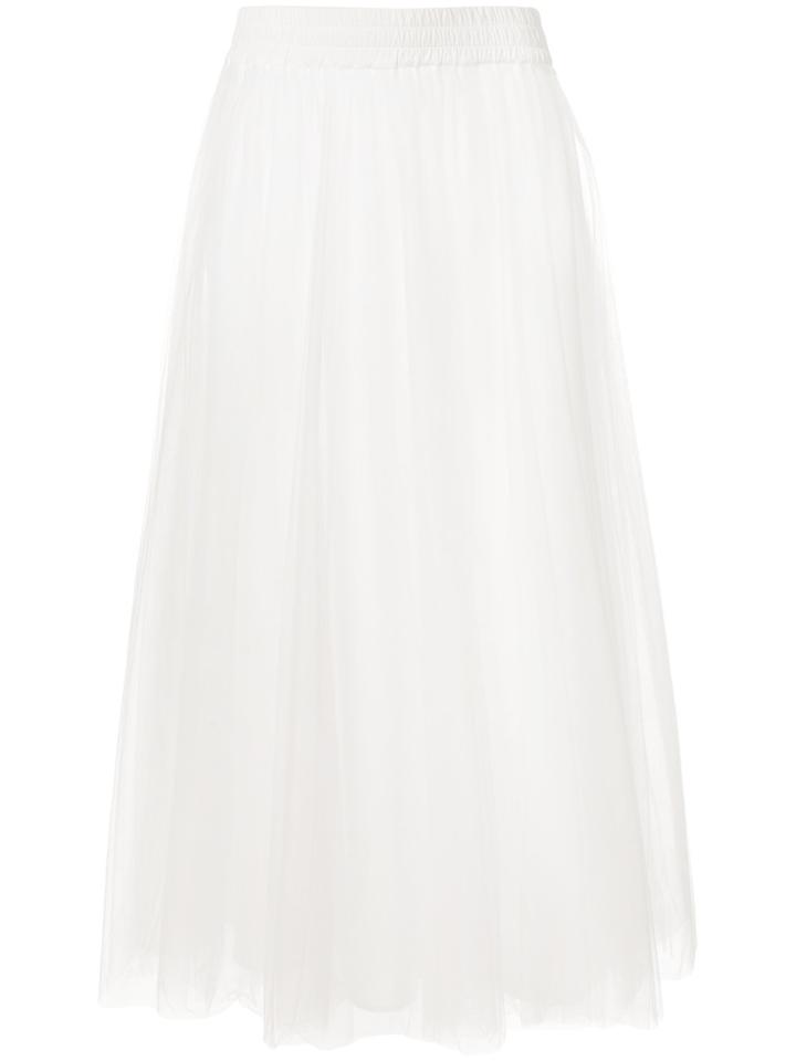 Fabiana Filippi Layered Midi Dress - White