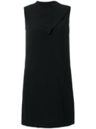 Stella Mccartney Fold Detail Shift Dress - Black