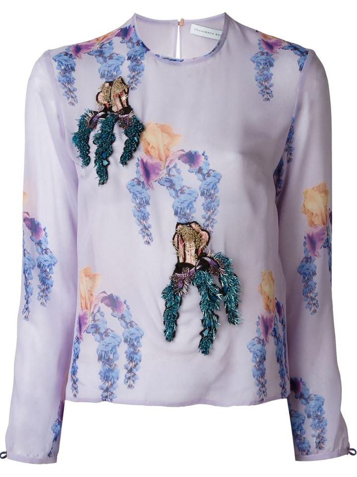 Francesco Scognamiglio Floral Print Blouse