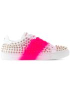 Philipp Plein Fluo Band Studded Sneakers - White