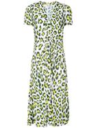 Dvf Diane Von Furstenberg Cecilia Leopard Print Dress - White