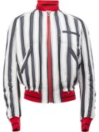 Haider Ackermann Striped Bomber Jacket - Black