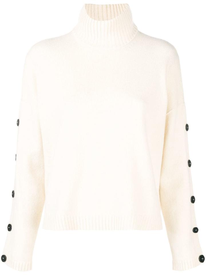 Pierantoniogaspari Buttoned Sleeves Jumper - Nude & Neutrals