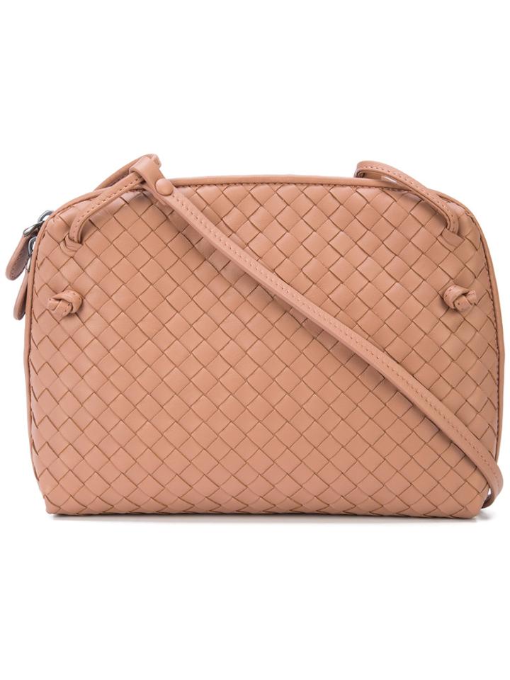 Bottega Veneta Woven Shoulder Bag - Nude & Neutrals