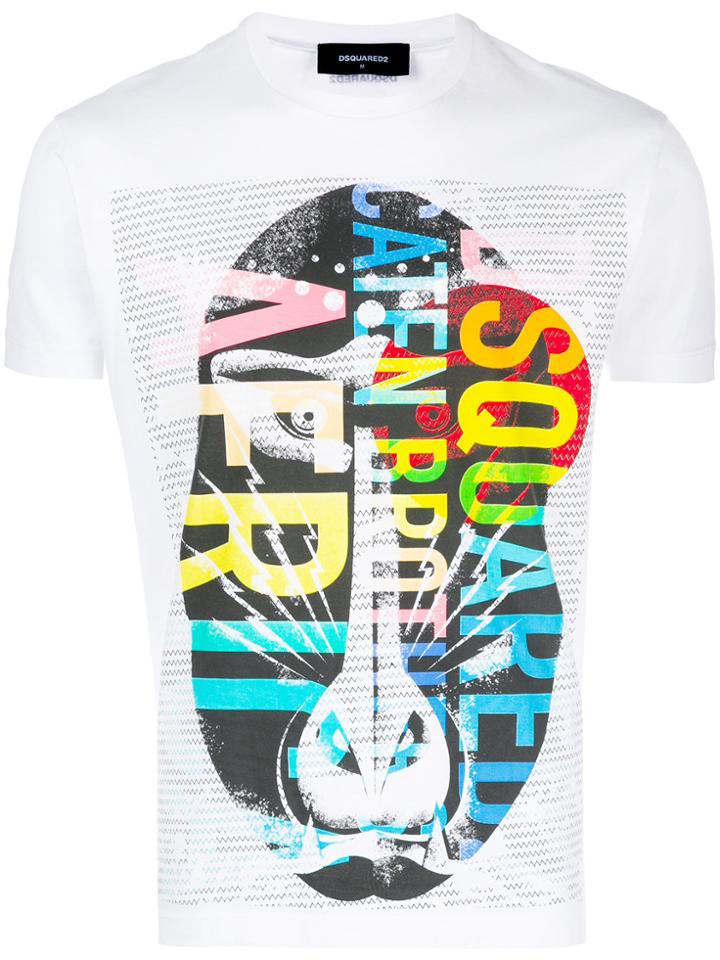 Dsquared2 Printed T-shirt - White