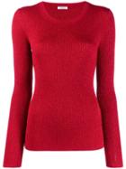 P.a.r.o.s.h. Fine Knit Sweatshirt - Red