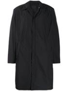 Prada Long Collared Coat - Black