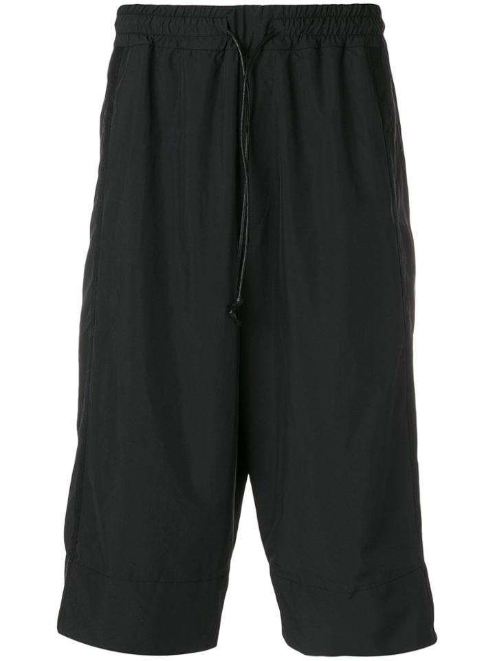 Isabel Benenato Long Bermuda Shorts - Black