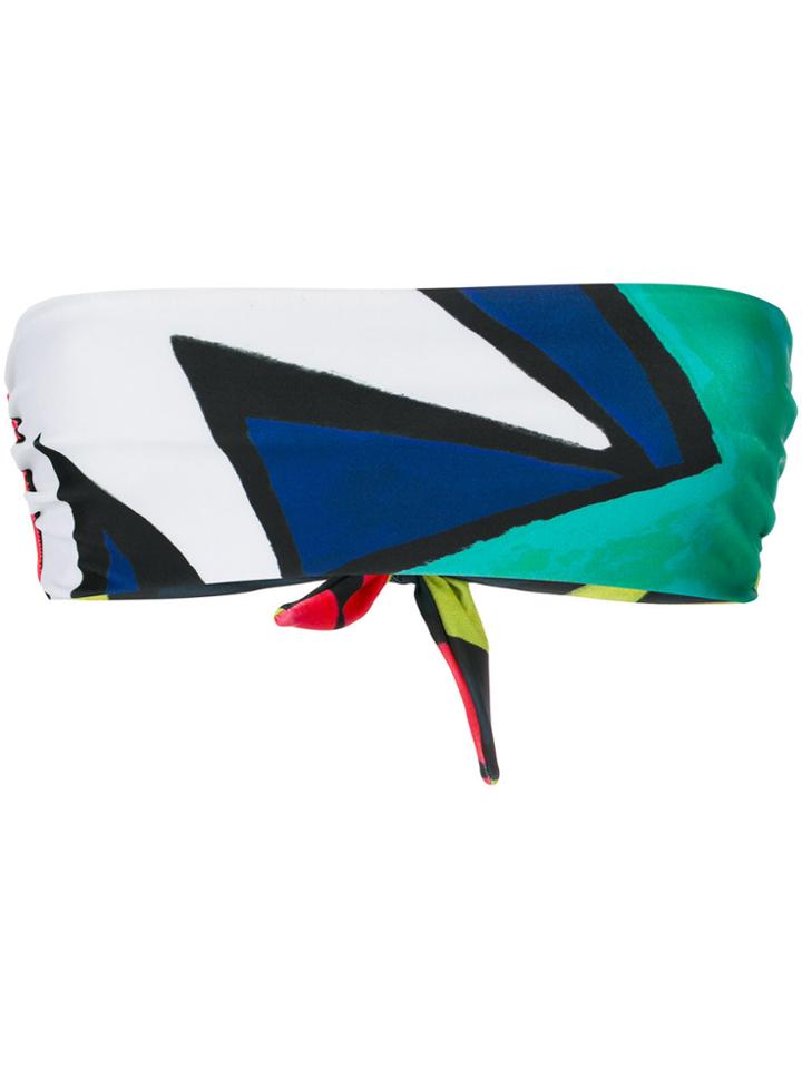 Mara Hoffman Strapless Bikini Top - Multicolour