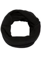 Label Under Construction Loop Scarf, Men's, Black, Angora/wool
