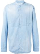 Paolo Pecora - Stonewashed Denim Shirt - Men - Cotton - 43, Blue, Cotton