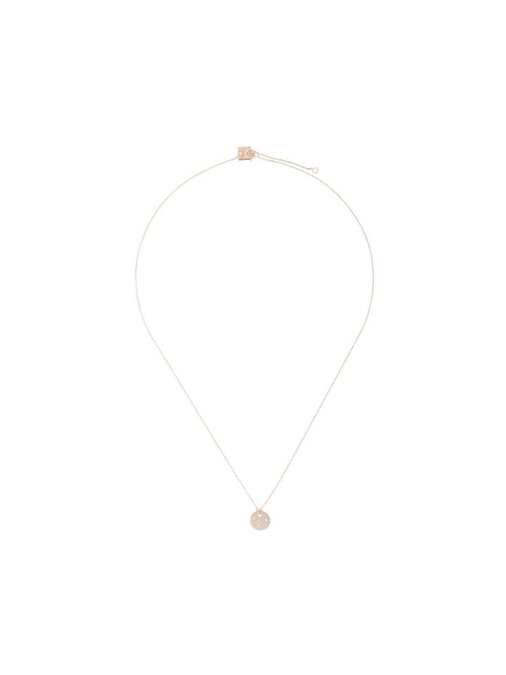 Ginette Mini Milkey Way Disc Necklace - Metallic