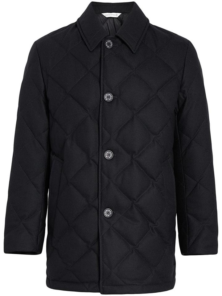 Mackintosh Black Quilted Wool Jacket Gd-015