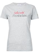 Bella Freud Statement Solidarité Feminine T-shirt - Grey