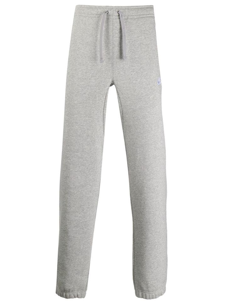 Nike Embroidered Track Pants - Grey