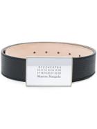 Maison Margiela Logo Buckle Belt - Black